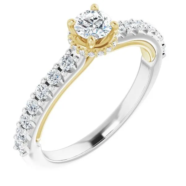 Hidden Halo-Style Engagement Ring Rox Atlanta Jewelers Decatur, GA