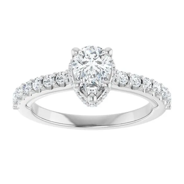 Hidden Halo-Style Engagement Ring Image 3 Arezzo Jewelers Elmwood Park, IL