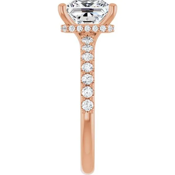 Hidden Halo-Style Engagement Ring Image 4 Paul James Jewelers Angels Camp, CA