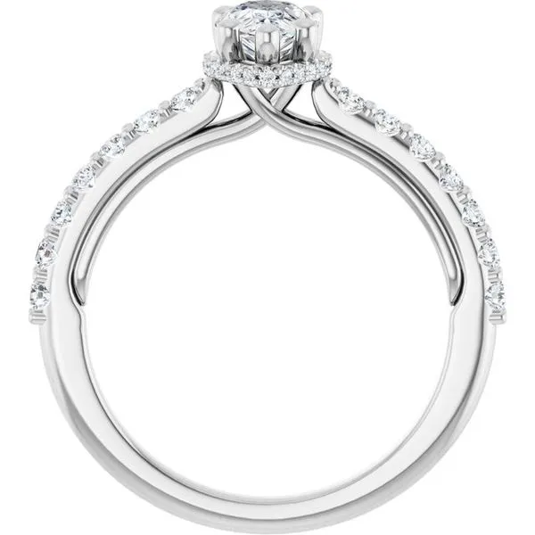 Hidden Halo-Style Engagement Ring Image 2 Arezzo Jewelers Elmwood Park, IL