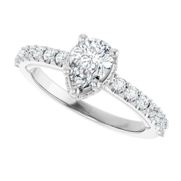 Hidden Halo-Style Engagement Ring Image 5 Arezzo Jewelers Elmwood Park, IL
