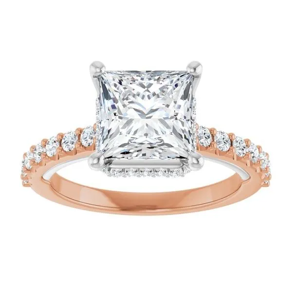 Hidden Halo-Style Engagement Ring Image 3 Arezzo Jewelers Elmwood Park, IL