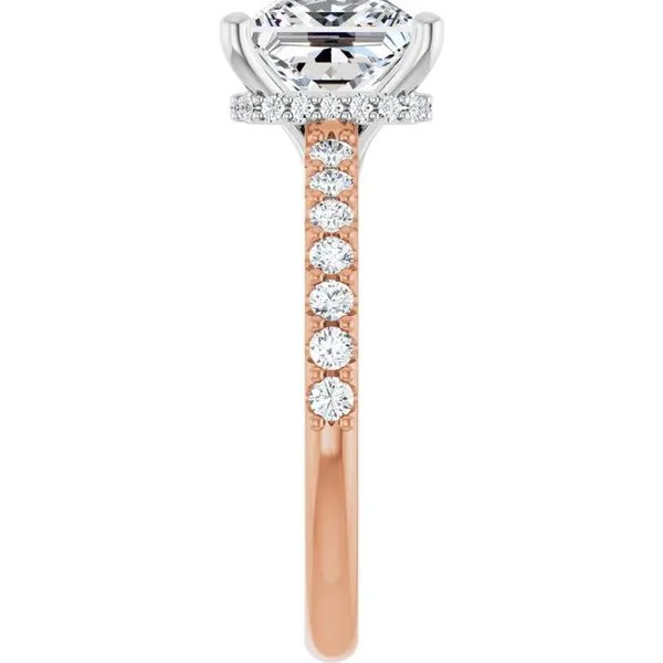 Hidden Halo-Style Engagement Ring Image 4 Clater Jewelers Louisville, KY