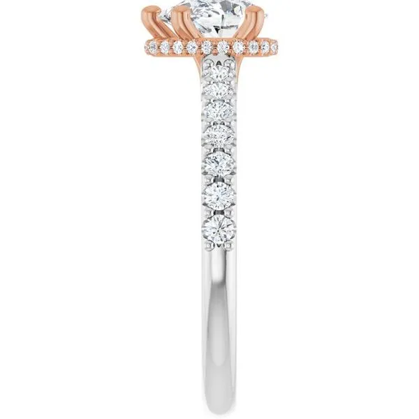 Hidden Halo-Style Engagement Ring Image 4 Rox Atlanta Jewelers Decatur, GA