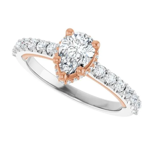 Hidden Halo-Style Engagement Ring Image 5 Austin's Fine Diamonds & Jewelry Lyndhurst, NJ