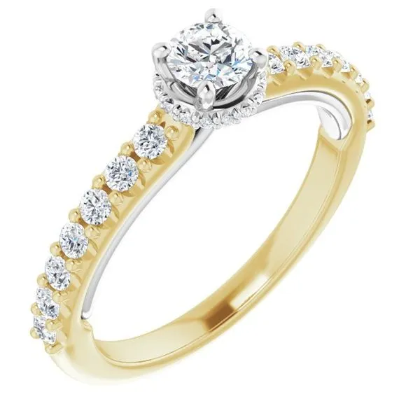 Hidden Halo-Style Engagement Ring Rox Atlanta Jewelers Decatur, GA