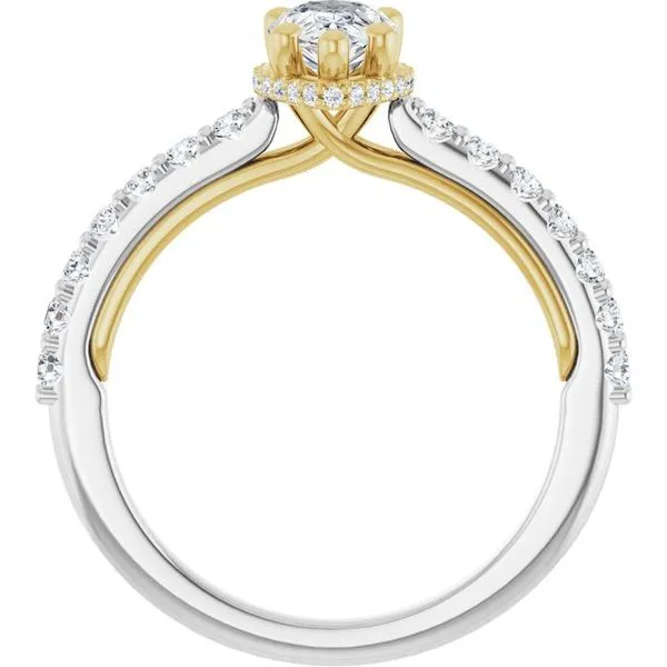 Hidden Halo-Style Engagement Ring Image 2 Rox Atlanta Jewelers Decatur, GA