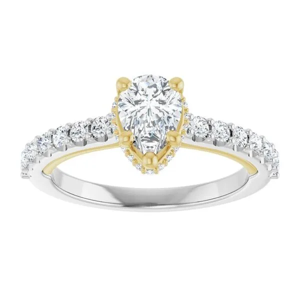 Hidden Halo-Style Engagement Ring Image 3 Rox Atlanta Jewelers Decatur, GA