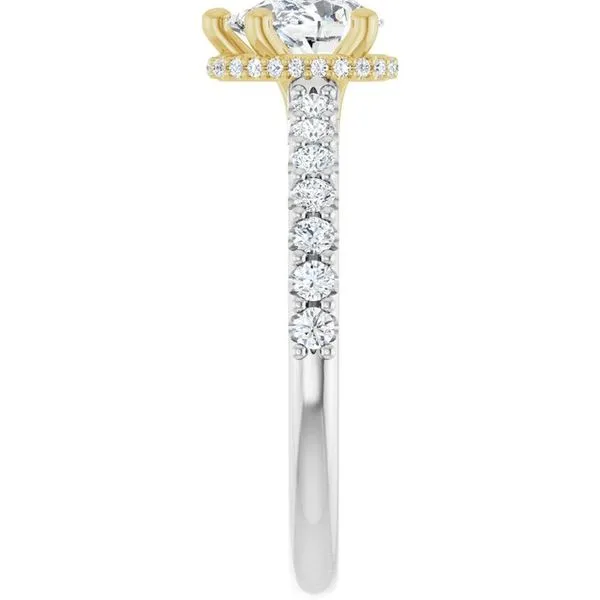 Hidden Halo-Style Engagement Ring Image 4 Rox Atlanta Jewelers Decatur, GA