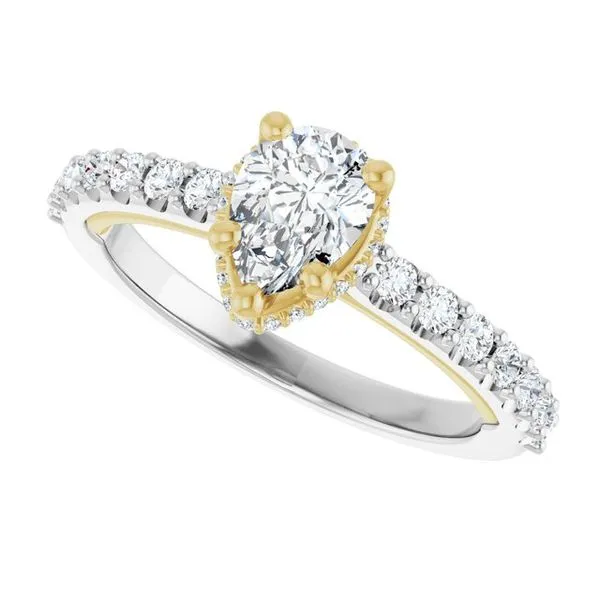 Hidden Halo-Style Engagement Ring Image 5 Rox Atlanta Jewelers Decatur, GA