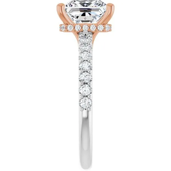 Hidden Halo-Style Engagement Ring Image 4 Eskews Fine Jewelers Lee's Summit, MO