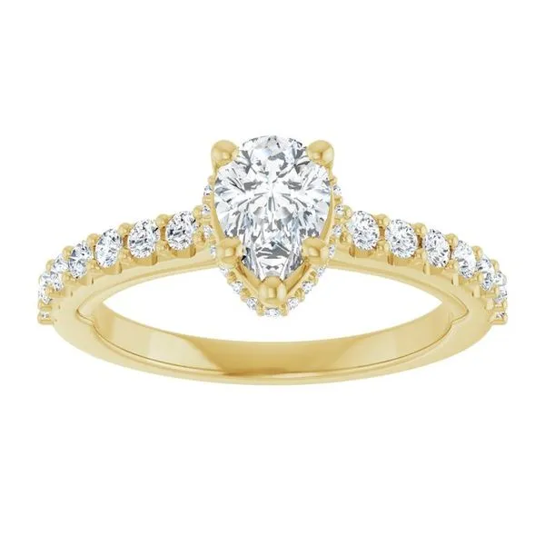Hidden Halo-Style Engagement Ring Image 3 Arezzo Jewelers Elmwood Park, IL
