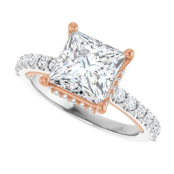 Hidden Halo-Style Engagement Ring Image 5 Rox Atlanta Jewelers Decatur, GA