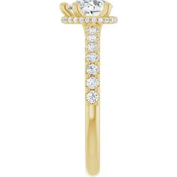 Hidden Halo-Style Engagement Ring Image 4 Rox Atlanta Jewelers Decatur, GA