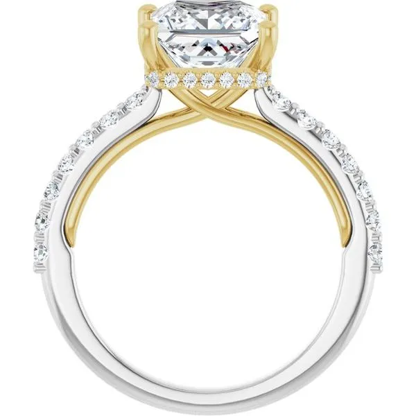 Hidden Halo-Style Engagement Ring Image 2 Austin's Fine Diamonds & Jewelry Lyndhurst, NJ