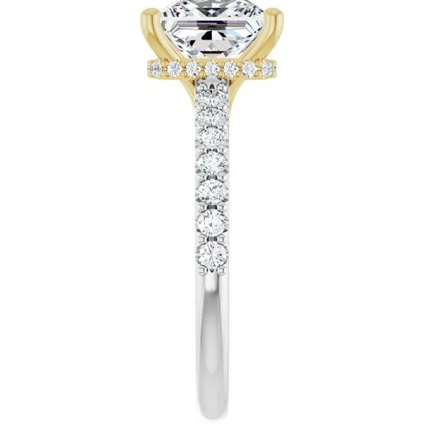 Hidden Halo-Style Engagement Ring Image 4 Clater Jewelers Louisville, KY