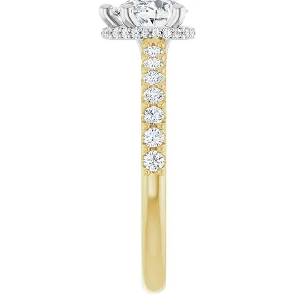 Hidden Halo-Style Engagement Ring Image 4 Rox Atlanta Jewelers Decatur, GA