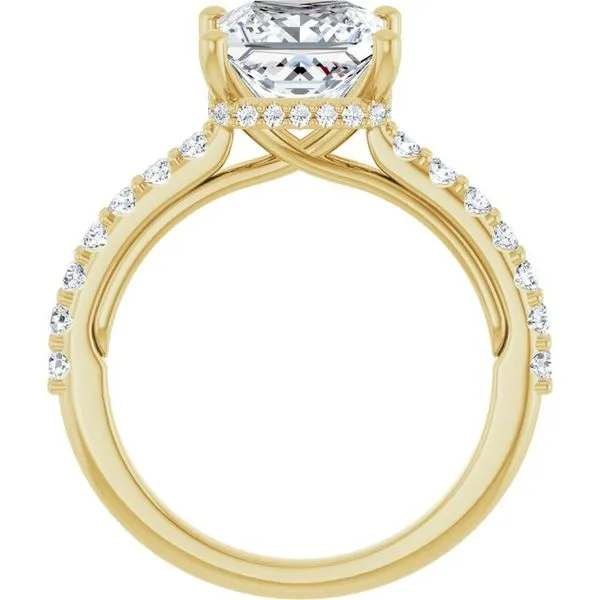 Hidden Halo-Style Engagement Ring Image 2 House of Silva Wooster, OH