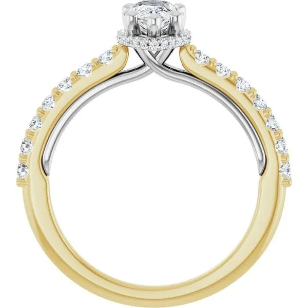 Hidden Halo-Style Engagement Ring Image 2 Clater Jewelers Louisville, KY