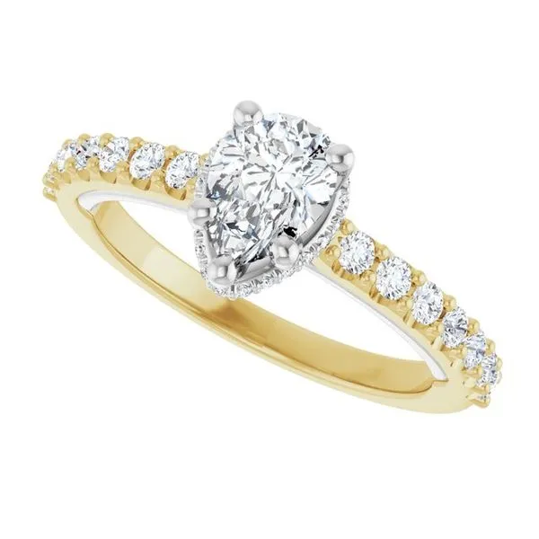 Hidden Halo-Style Engagement Ring Image 5 Paul James Jewelers Angels Camp, CA