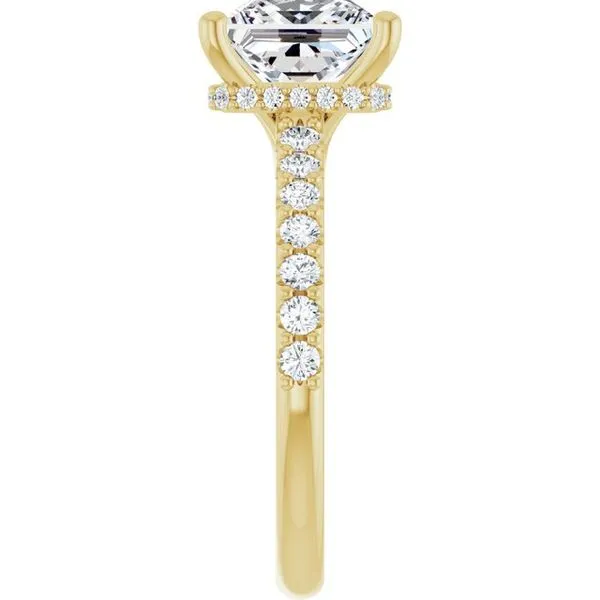 Hidden Halo-Style Engagement Ring Image 4 Dripping Diamonds Dripping Springs, TX