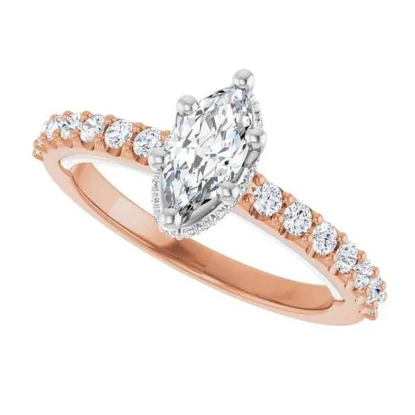 Hidden Halo-Style Engagement Ring Image 5 Mark Jewellers La Crosse, WI