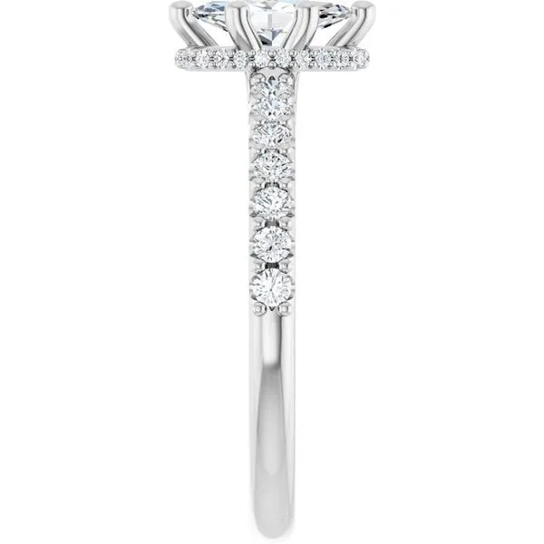 Hidden Halo-Style Engagement Ring Image 4 Rox Atlanta Jewelers Decatur, GA