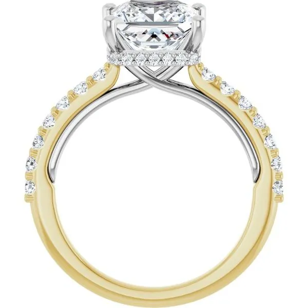 Hidden Halo-Style Engagement Ring Image 2 Golden Sails Jewelers, Inc. Saint Petersburg, FL