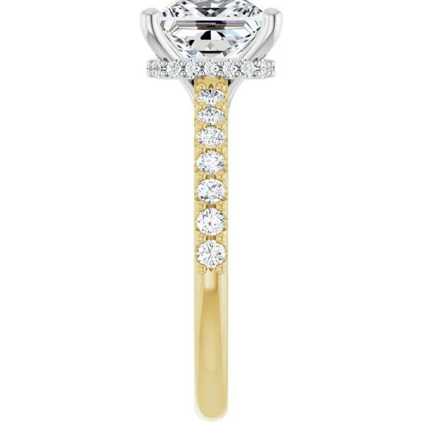 Hidden Halo-Style Engagement Ring Image 4 Clater Jewelers Louisville, KY