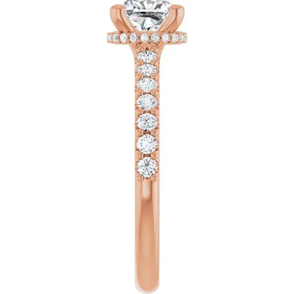 Hidden Halo-Style Engagement Ring Image 4 Rox Atlanta Jewelers Decatur, GA