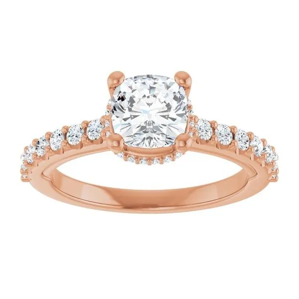 Hidden Halo-Style Engagement Ring Image 3 Rox Atlanta Jewelers Decatur, GA