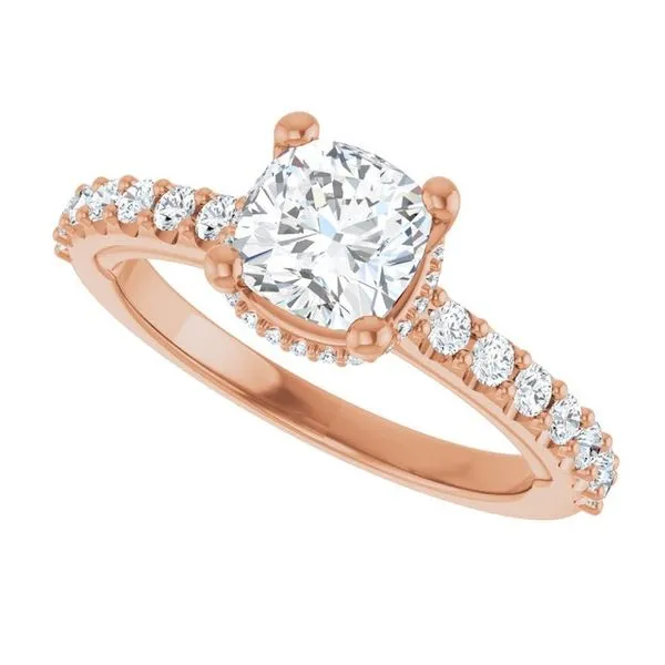 Hidden Halo-Style Engagement Ring Image 5 Rox Atlanta Jewelers Decatur, GA