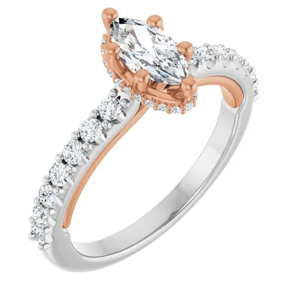 Hidden Halo-Style Engagement Ring Clater Jewelers Louisville, KY