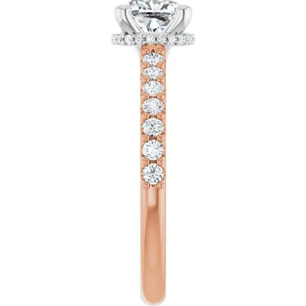 Hidden Halo-Style Engagement Ring Image 4 Clater Jewelers Louisville, KY