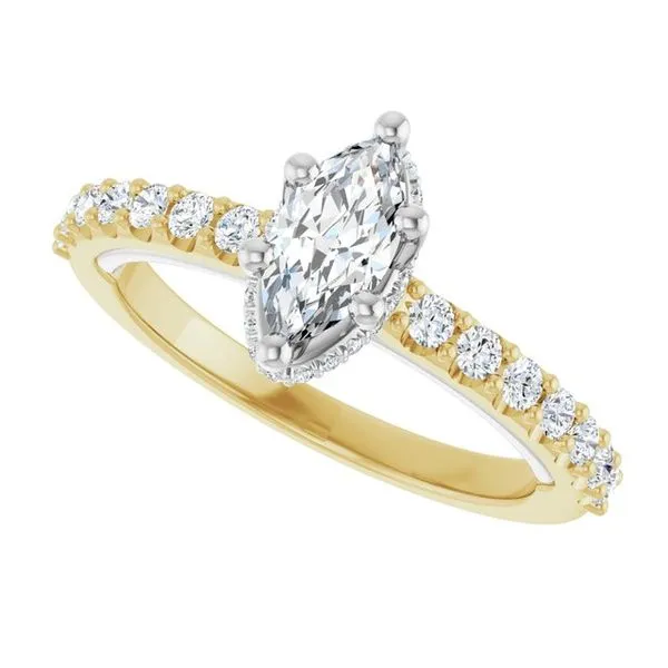 Hidden Halo-Style Engagement Ring Image 5 Arezzo Jewelers Elmwood Park, IL