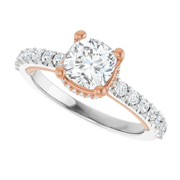 Hidden Halo-Style Engagement Ring Image 5 Austin's Fine Diamonds & Jewelry Lyndhurst, NJ