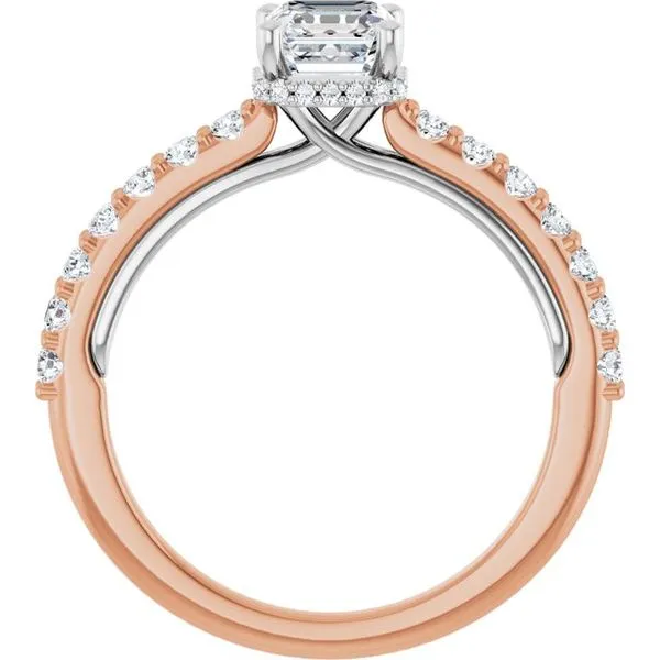 Hidden Halo-Style Engagement Ring Image 2 Clater Jewelers Louisville, KY