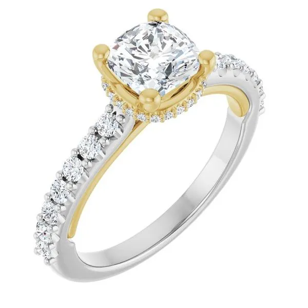 Hidden Halo-Style Engagement Ring Rox Atlanta Jewelers Decatur, GA