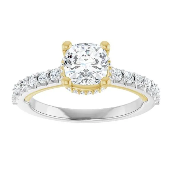 Hidden Halo-Style Engagement Ring Image 3 Rox Atlanta Jewelers Decatur, GA