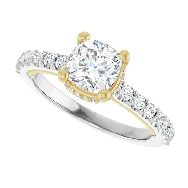 Hidden Halo-Style Engagement Ring Image 5 Rox Atlanta Jewelers Decatur, GA