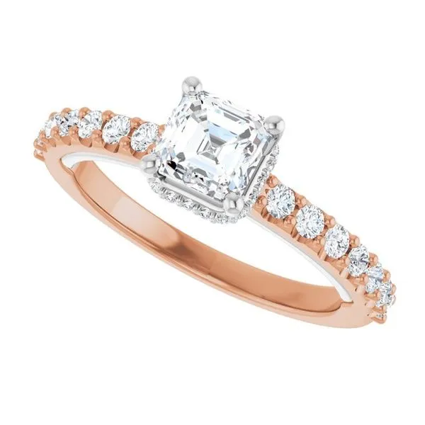 Hidden Halo-Style Engagement Ring Image 5 Clater Jewelers Louisville, KY