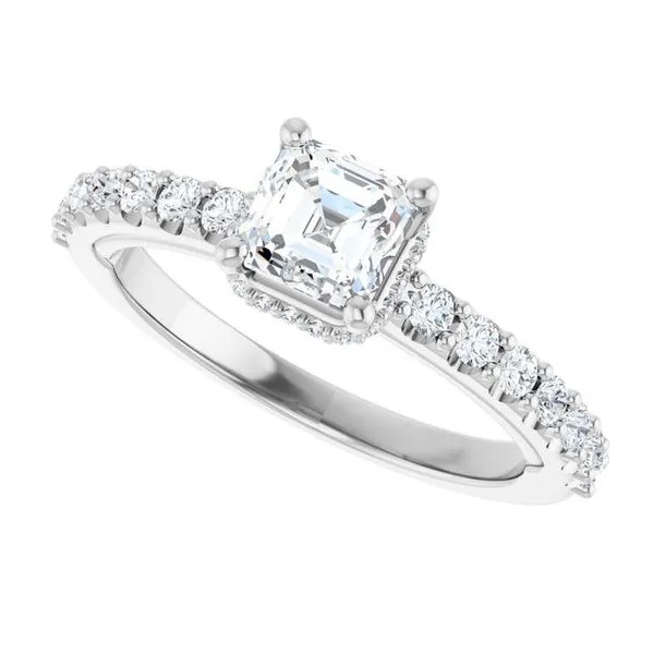 Hidden Halo-Style Engagement Ring Image 5 Arezzo Jewelers Elmwood Park, IL
