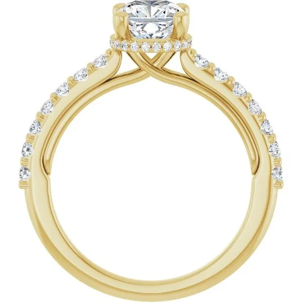 Hidden Halo-Style Engagement Ring Image 2 Rox Atlanta Jewelers Decatur, GA