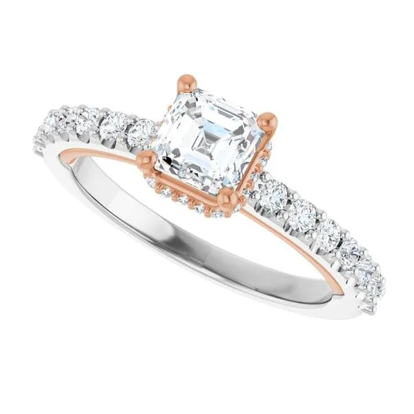 Hidden Halo-Style Engagement Ring Image 5 Clater Jewelers Louisville, KY