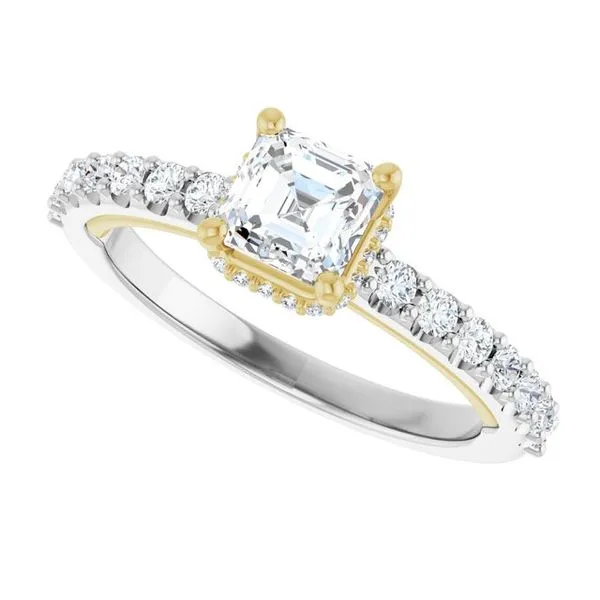Hidden Halo-Style Engagement Ring Image 5 Rox Atlanta Jewelers Decatur, GA