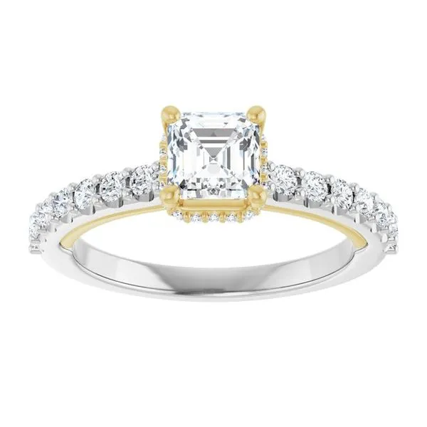 Hidden Halo-Style Engagement Ring Image 3 Rox Atlanta Jewelers Decatur, GA