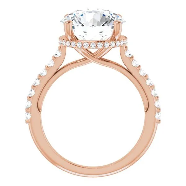 Hidden Halo-Style Engagement Ring Image 2 Arezzo Jewelers Elmwood Park, IL