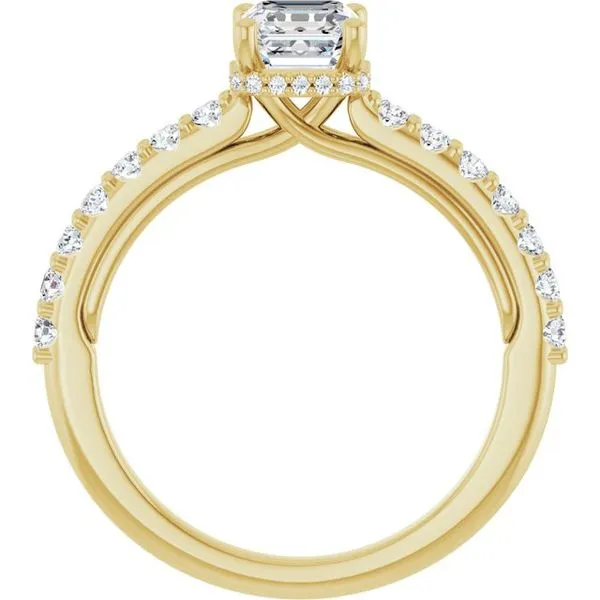 Hidden Halo-Style Engagement Ring Image 2 Raleigh Diamond Fine Jewelry Raleigh, NC