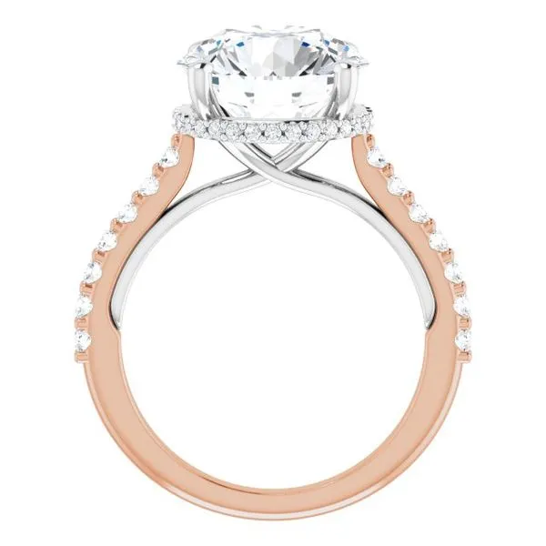 Hidden Halo-Style Engagement Ring Image 2 Paul James Jewelers Angels Camp, CA