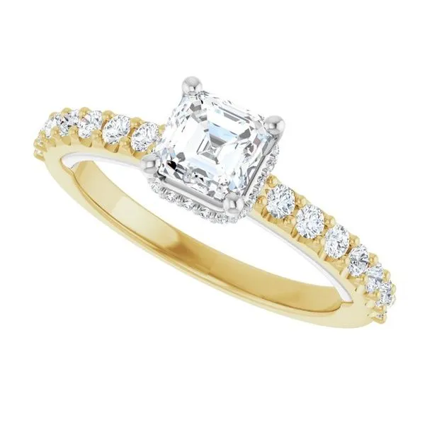 Hidden Halo-Style Engagement Ring Image 5 Clater Jewelers Louisville, KY